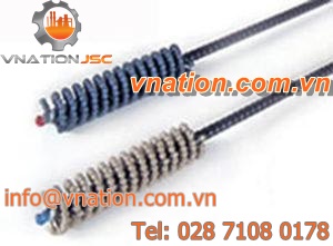 cylindrical spiral brush / deburring / cleaning / metal
