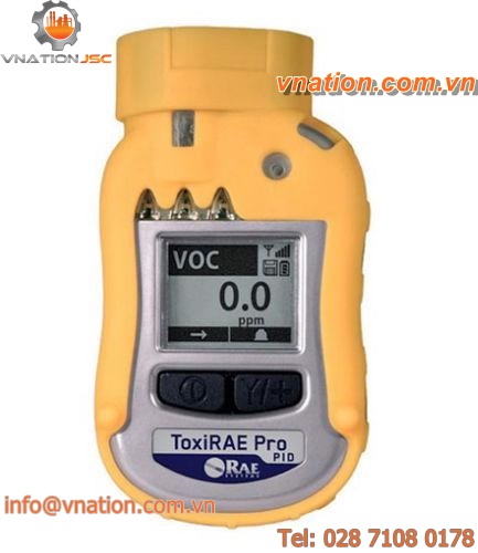 volatile organic compound detector / single gas / personal / real-time