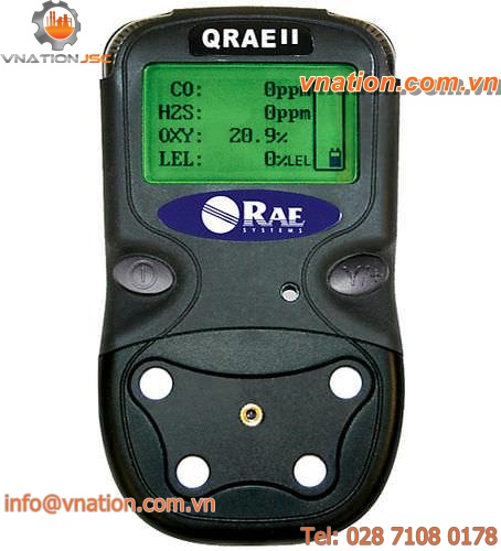 multi-gas detector / oxygen / carbon monoxyde / hydrogen sulfide