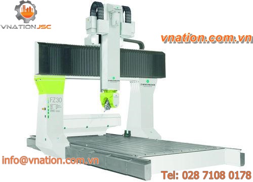 5-axis CNC milling machine / horizontal / for plastics / gantry