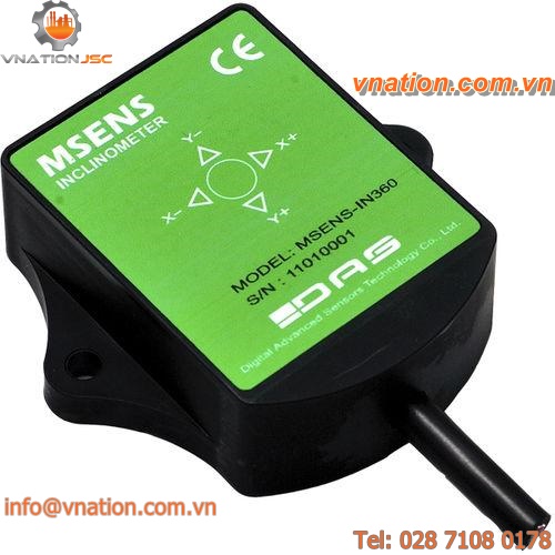 1-axis inclinometer / RS-485 / IP65