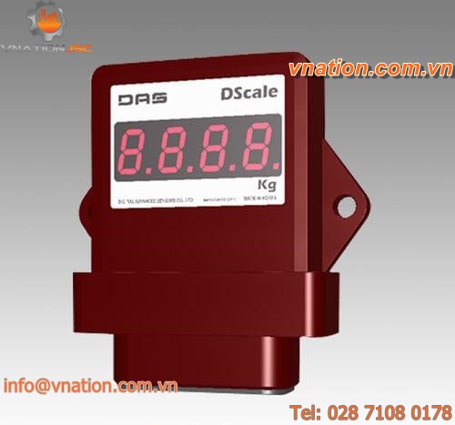 load indicator / 7-segment / 4-digit / for load cells