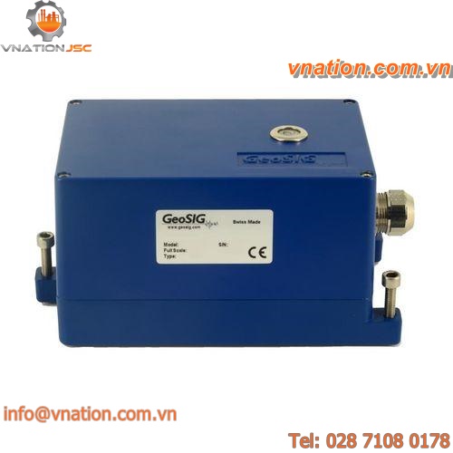 3-axis seismometer / for civil engineering / for vibration measurement