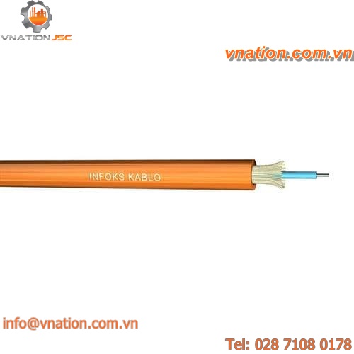 FTTH cable / single-conductor / low-smoke / halogen-free