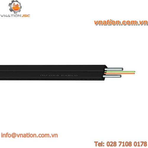 FTTH cable / single-conductor / multi-conductor / low-smoke