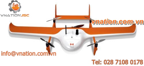 fixed-wing UAV / electric motor / for industrial applications / composite