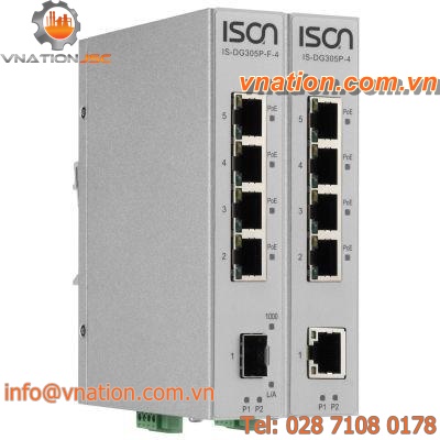 industrial network switch / unmanaged / PoE / layer 2
