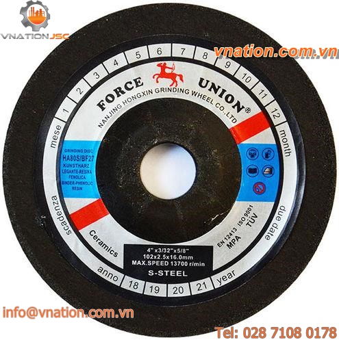 abrasive grinding wheel / for stone / for metal
