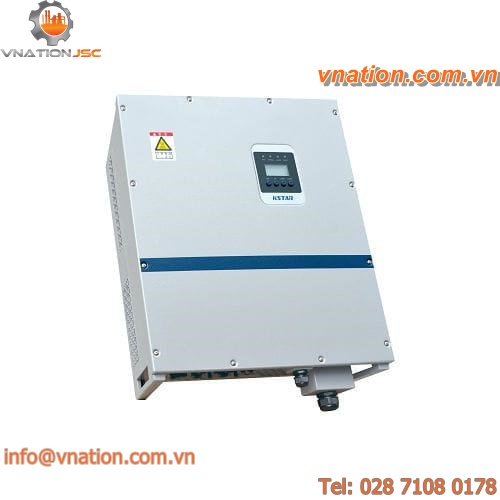 three-phase DC/AC inverter / for solar application / without transformer / with LCD display