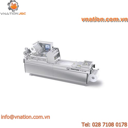 automated thermoformer / roll-fed / for packaging / for MAP packaging