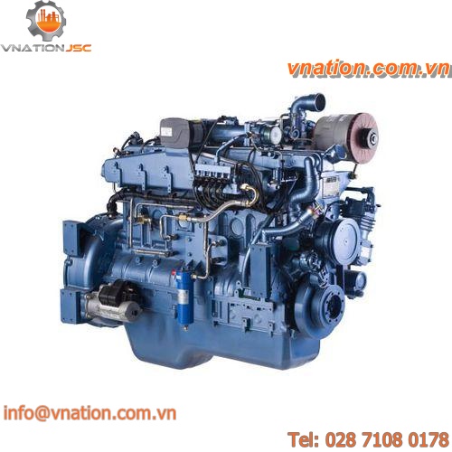 gas-fired engine / turbocharged / 6-cylinder / for trucks