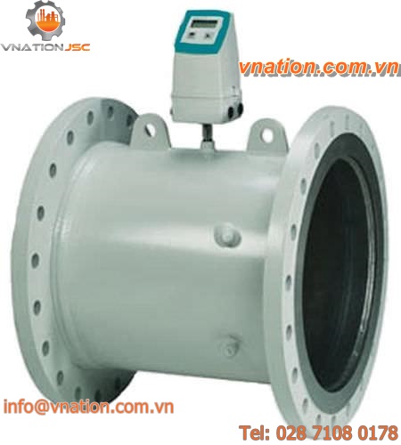 ultrasonic flow meter / for water / in-line / with battery