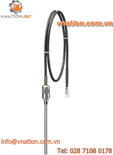 Pt100 temperature sensor / resistance / mineral-insulated
