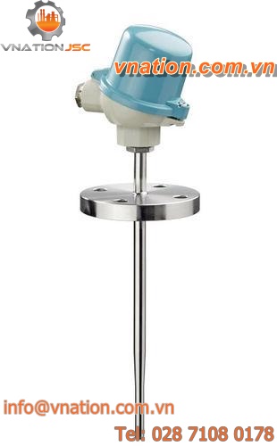resistance temperature sensor / HART interface / explosion-proof / flange