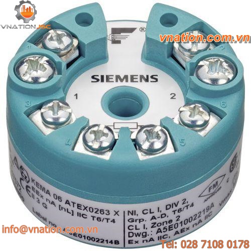 probe head-mounted temperature transmitter / thermocouple / RTD / PROFIBUS