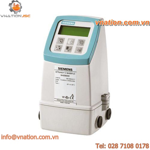 Coriolis flow transmitter / for liquids and gases