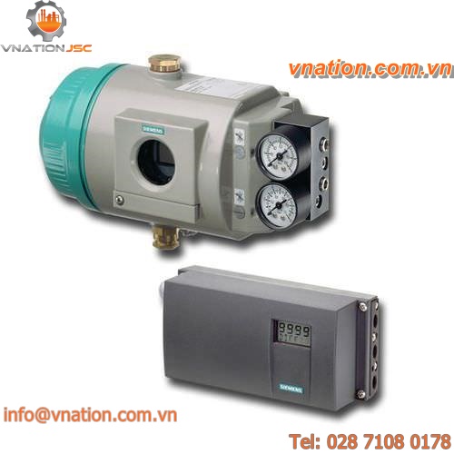 electro-pneumatic valve positioner / rotary / linear / compact