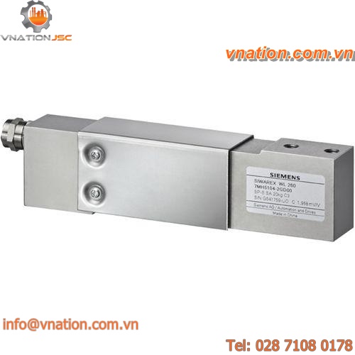 single-point load cell / hermetic / stainless steel