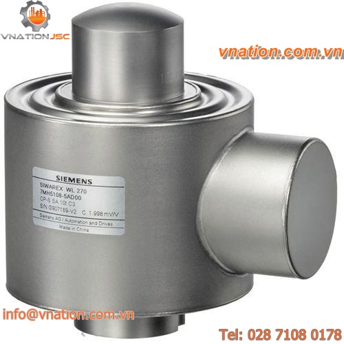 compression load cell / button type / stainless steel