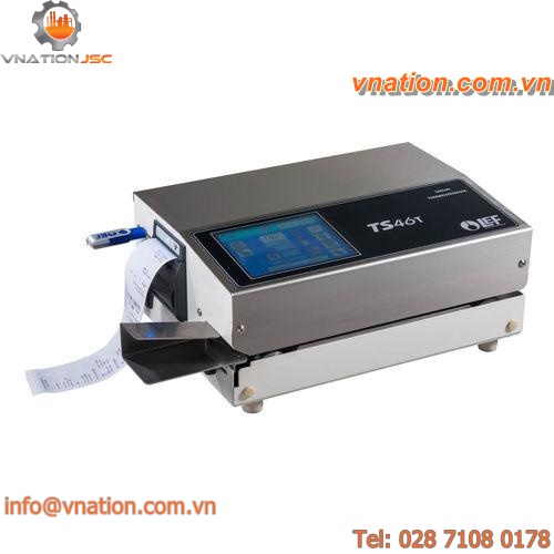 rotary heat sealer / continuous / for medical applications / with touchscreen controls