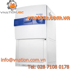 laboratory autoclave / front-loading / compact / horizontal