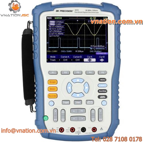 digital oscilloscope / hand-held / 2-channel / USB