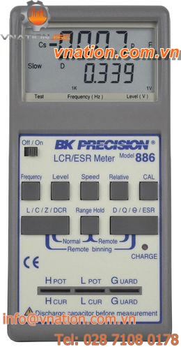 LCR measuring device / inductance type / capacitance / earth impedance