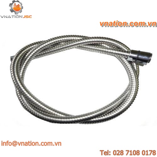 sanitary hose / PVC / PE / stainless steel