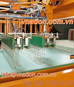 fully automatic stacker / semi-automatic / diaper / for bottles