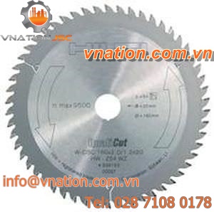 circular saw blade / carbide / for metal