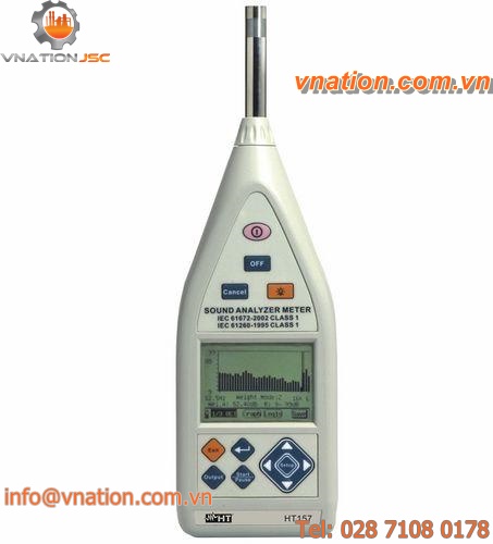 sound level meter with analysis function / class 1 / digital / data logging