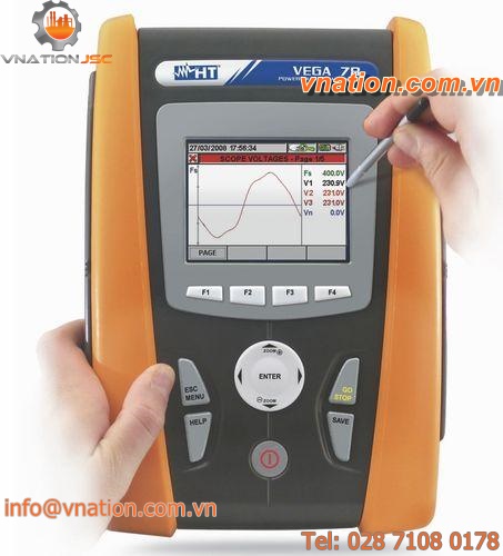 power quality data-logger / programmable / USB / with screen