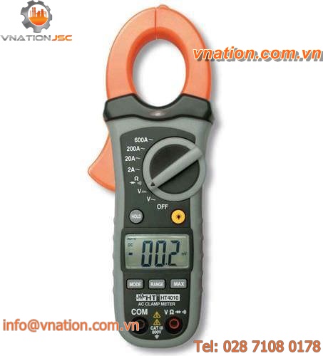 digital clamp ammeter / portable / AC / voltage