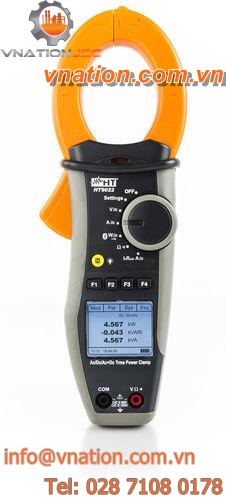 digital clamp ammeter / portable / Bluetooth / with power quality and harmonic analyzer