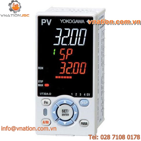 single-loop temperature controller / with LCD display / configurable / compact