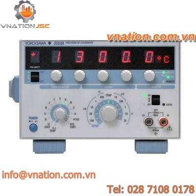 temperature calibrator / resistance / for RTD sensor / for thermocouples