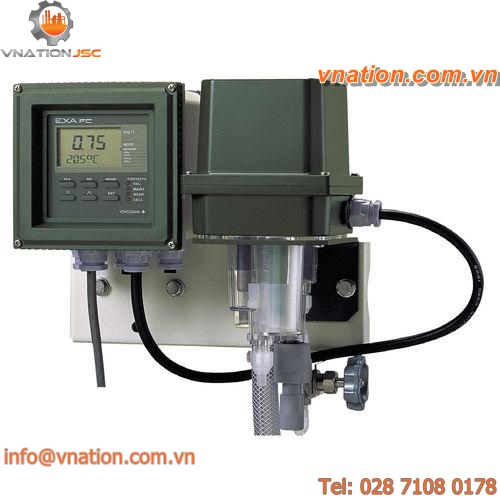 electrical network analyzer / water / chlorine / concentration