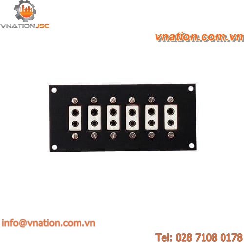 electric connector / rectangular / jack / built-in