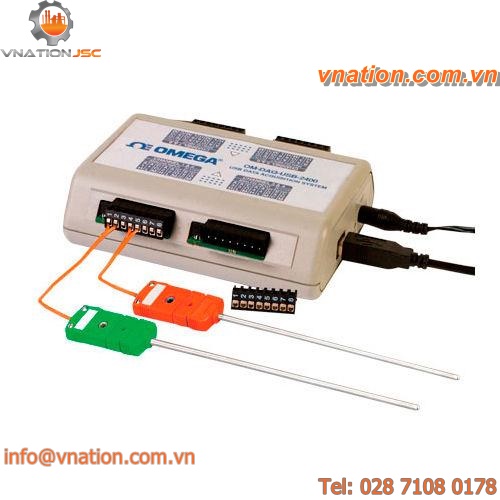 multi-channel data acquisition module / DIN rail / USB
