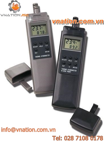 digital thermo-hygrometer / portable / compact / relative humidity