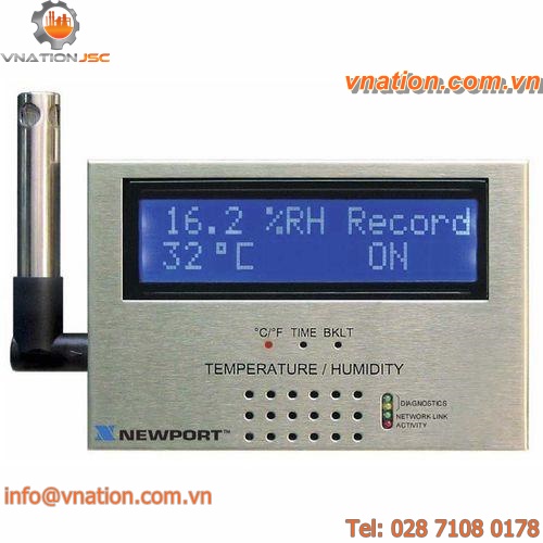 wall-mount temperature transmitter / thermocouple / Ethernet / web-based