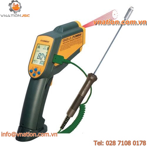 analog infrared thermometer / contact / non-contact / mobile