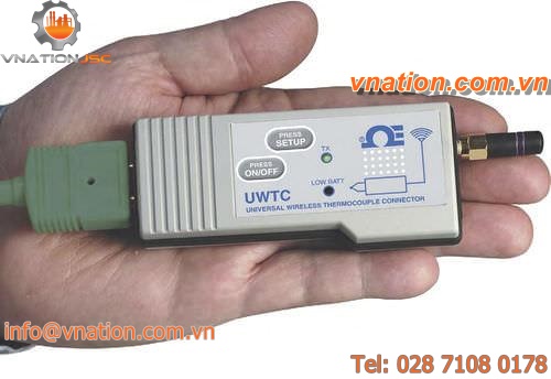 electric connector / rectangular / for thermocouples