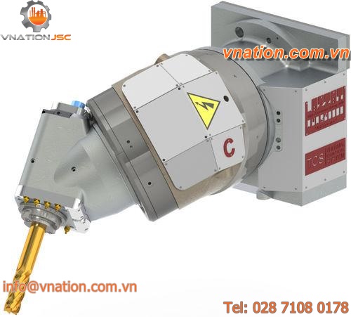 CNC machining head / 2-axis / variable-angle / universal