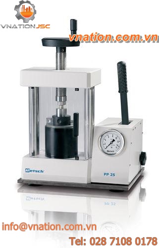 XRF sample preparation pellet press