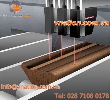 linear displacement sensor / non-contact / laser / digital