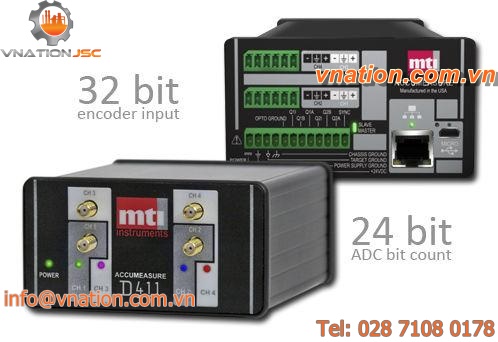 portable data acquisition system / with quadrature encoder input