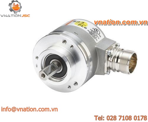 absolute rotary encoder / optical / solid-shaft / ISS