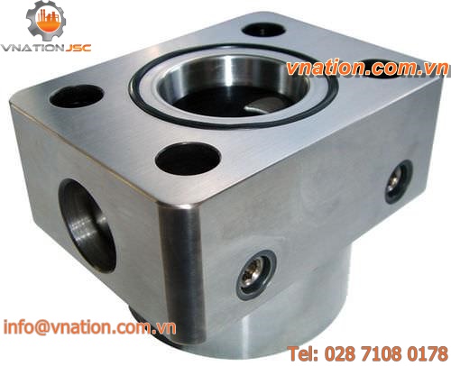 rapid zero-point clamping cylinder / for integration / square