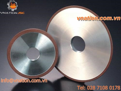 centerless grinding wheel / diamond / abrasive / flute
